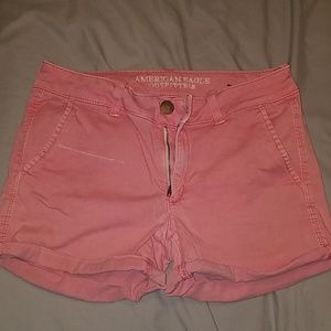 Pink midi super stretch shorts